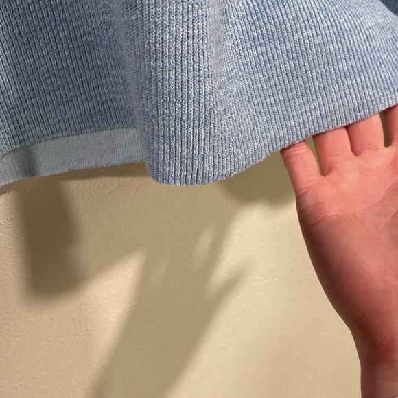 spring cropped crew sweatshirt - Picture 2 of 4